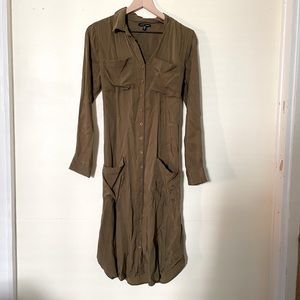 Universal Standard olive green dress